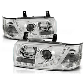 Fari anteriori luce diurna cromato compatibile VW T4 90-03.03 TRANSPORTER