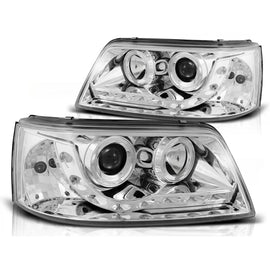 Fari anteriori luce diurna cromato compatibile VW T5 04.03-08.09