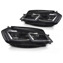 Carica l'immagine nel visualizzatore di Gallery, Fari anteriori Full LED argento SEQ DRL compatibile VW GOLF VII 17-19