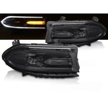 Carica l'immagine nel visualizzatore di Gallery, Fari anteriori LED nero compatibile DODGE caricabatterie 14-23