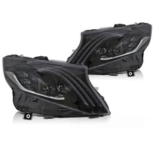 Fari anteriori LED nero compatibile MERCEDES Classe V / VITO W447 14-23