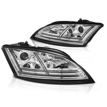 Carica l'immagine nel visualizzatore di Gallery, Fari anteriori LED cromato SEQ compatibile AUDI TT 06-10 8J
