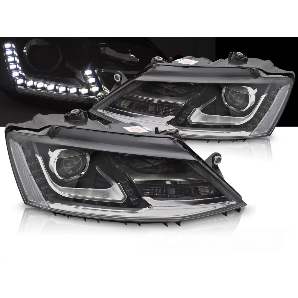Fari anteriori LED DRL compatibile VW JETTA VI 11-18