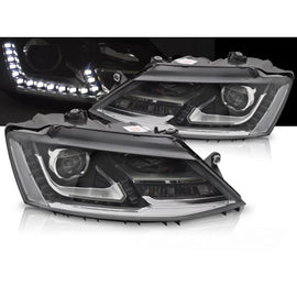 Fari anteriori LED DRL compatibile VW JETTA VI 11-18