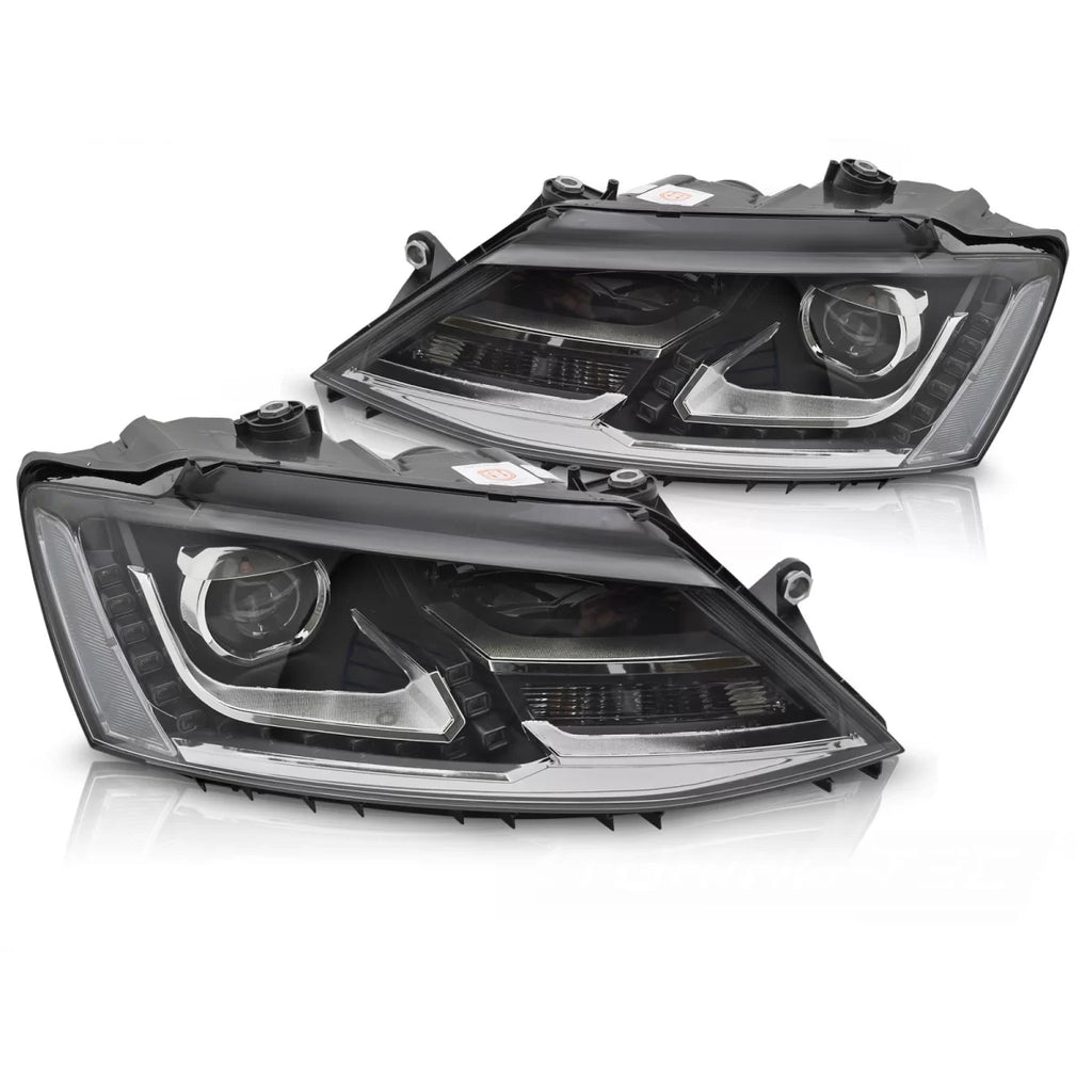 Fari anteriori LED DRL compatibile VW JETTA VI 11-18