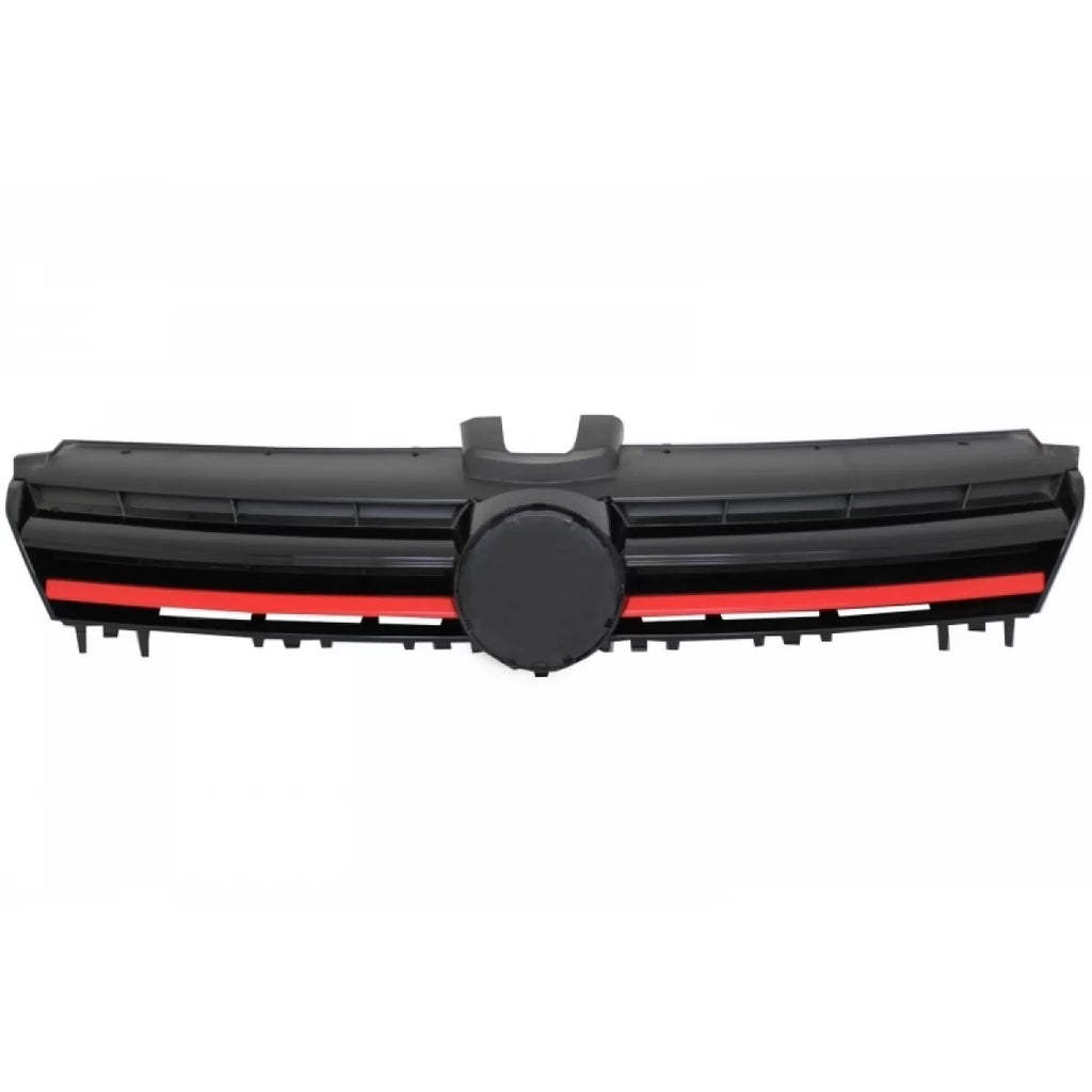 Fari anteriori LED sequenziale dinamico Turn luce con griglia per VW Golf 7 VII (2013-2017) R stile rosso