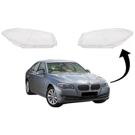 Trasparenti fari vetri per BMW Serie 5 F10 F11 F18 (2010-2017) trasparente vetro ottica