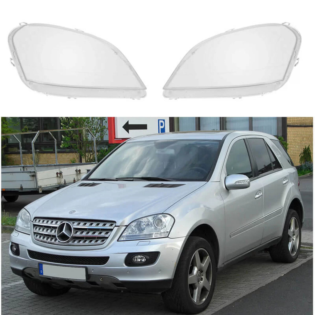 Trasparenti fari vetri per Mercedes-Benz ML-Classe W164 05-08 2 pezzi