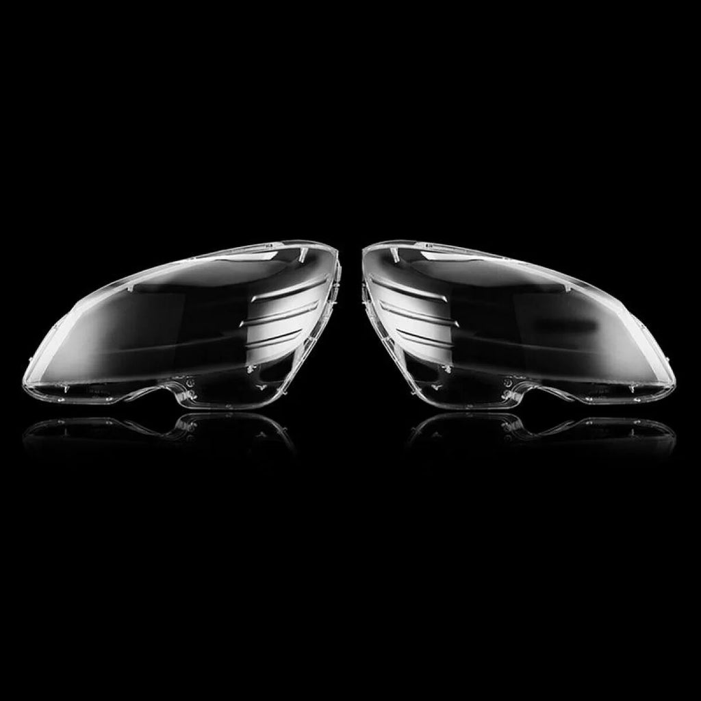 Trasparenti fari vetri set per Mercedes-Benz Classe C W204 2007-2010 berlina / Touring 2 pezzi