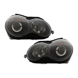 Fari anteriori per Mercedes Classe C W203 (07.2000-03.2004) nero