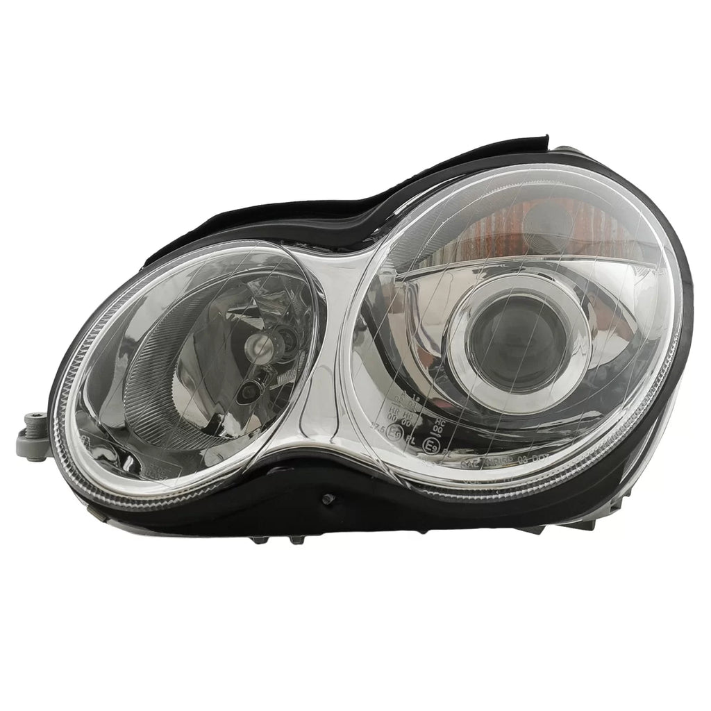 Fari anteriori per Mercedes Classe C W203 (07.2000-03.2004) cromato H7