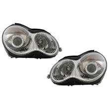 Carica l'immagine nel visualizzatore di Gallery, Fari anteriori per Mercedes Classe C W203 (07.2000-03.2004) cromato H7