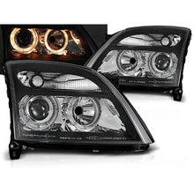 Fari anteriori OPEL VECTRA C 04.02-08.05 Angel Eyes nero