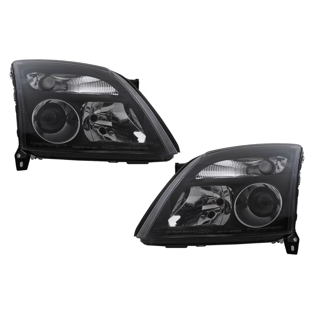 Fari anteriori per Opel Vectra C (04.2002-05.2005) nero