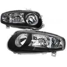 Carica l'immagine nel visualizzatore di Gallery, Set fari anteriori per Alfa Romeo 147 01-04 nero GTA H7/H7/H1 Depo