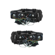 Carica l'immagine nel visualizzatore di Gallery, Set fari anteriori per Audi A4 B6 00-04 DRL nero H1/H1 Sonar