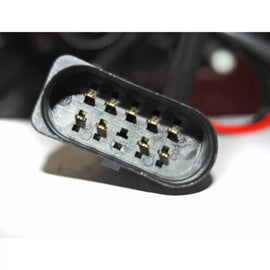Set fari anteriori per Audi TT 8N 98-05 DRL nero H7/H1/H7 con motorino Sonar