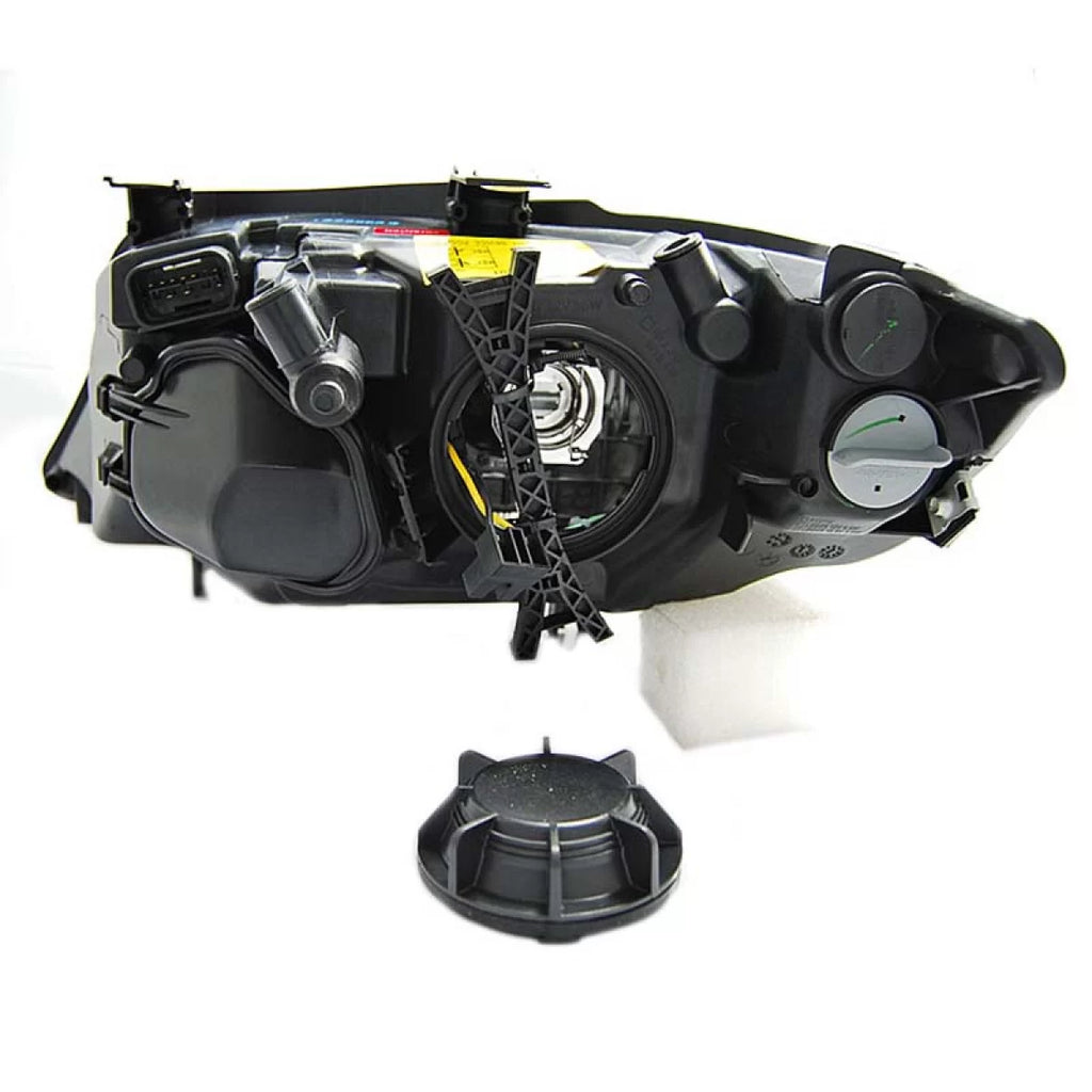 Set fari anteriori per BMW 3 E90 / E91 05-11 Angel Eyes LED nero H7/H7 Depo