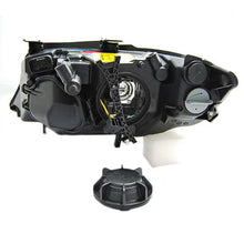 Set fari anteriori per BMW 3 E90 / E91 05-11 Angel Eyes LED nero H7/H7 Depo
