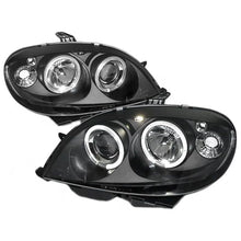 Set fari anteriori per Citroen Saxo 00-04 Angel Eyes nero H1/H1 Sonar