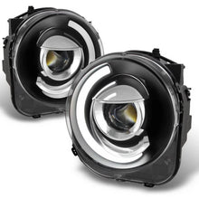 Carica l'immagine nel visualizzatore di Gallery, Set fari anteriori per Jeep Renegade 2014+ DRL Tube luci nero H7 manuale Akkon