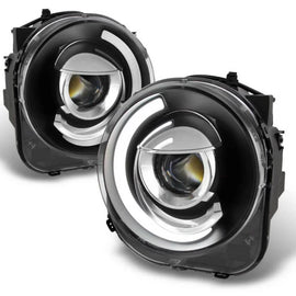 Set fari anteriori per Jeep Renegade 2014+ DRL Tube luci nero H7 manuale Akkon