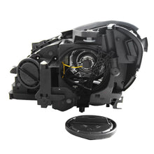 Set fari anteriori per Mercedes-Benz Classe C W204 11-14 DRL &amp; Led segnale nero H7 con motorino