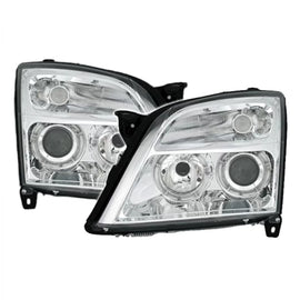 Set fari anteriori per Opel Vectra C 02-05 Angel Eyes cromato H7/H7 Depo