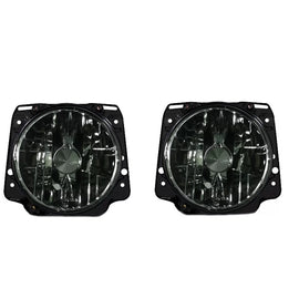 Set fari anteriori per VW Golf 2 83-92 fumé trasparente vetro H4 manuale Depo
