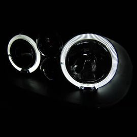 Set fari anteriori per VW Golf IV (4) 97-03 Angel Eyes nero H1/H1/P21W JunYan