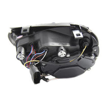 Set fari anteriori per VW Golf IV (4) 97-03 CCFL Angel Eyes nero H7/H1/H3 Sonar