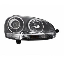 Set fari anteriori per VW Golf V (5) 03-08 proiettori GTI / R32 stile cromato H7/H7 con motorino &amp; E-Mark Carner