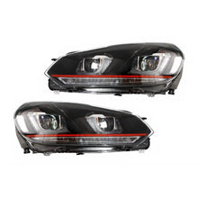 Fari anteriori e fanali posteriori Full LED per VW Golf 6 VI (2008-2013) R20 U design Indicatori di direzione dinamici
