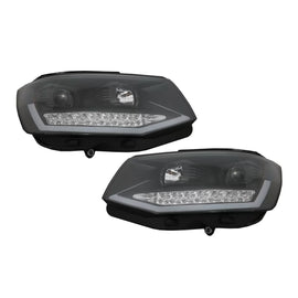 Fari anteriori TUBE Barra LED per VW Transporter T6 (2015-2020) nero