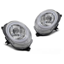 Carica l'immagine nel visualizzatore di Gallery, Fari anteriori a guida di luce cromato DRL compatibile MINI (COOPER) F55 / F56 / F57 14-17
