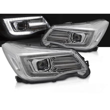 Fari anteriori a guida di luce DRL cromato compatibile SUBARU FORESTER IV 13-18