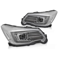 Fari anteriori a guida di luce DRL cromato compatibile SUBARU FORESTER IV 13-18