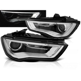 Fari anteriori a guida di luce DRL compatibile AUDI A3 8V 12-16