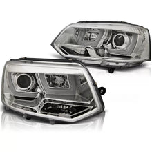 Fari anteriori U-LED luce cromato compatibile VW T5 2010-2015
