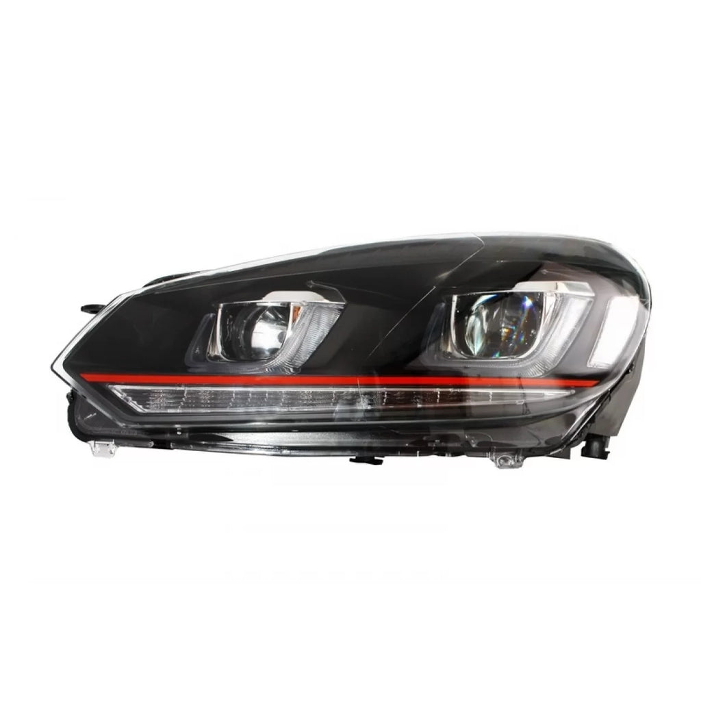 Fari anteriori per VW Golf 6 VI (2008-2013) Golf 7 3D LED DRL U-design GTI con fanali posteriori Full LED R20