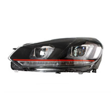 Fari anteriori per VW Golf 6 VI (2008-2013) Golf 7 3D LED DRL U-design GTI con fanali posteriori Full LED R20