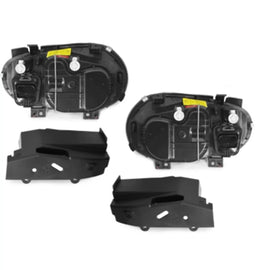 Fari anteriori per VW Golf IV 4 (09.1997-09.2003) R32 design cromato