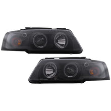 Fari anteriori per VW Passat B5 3B (11.1996-08.2000) Angel Eyes nero