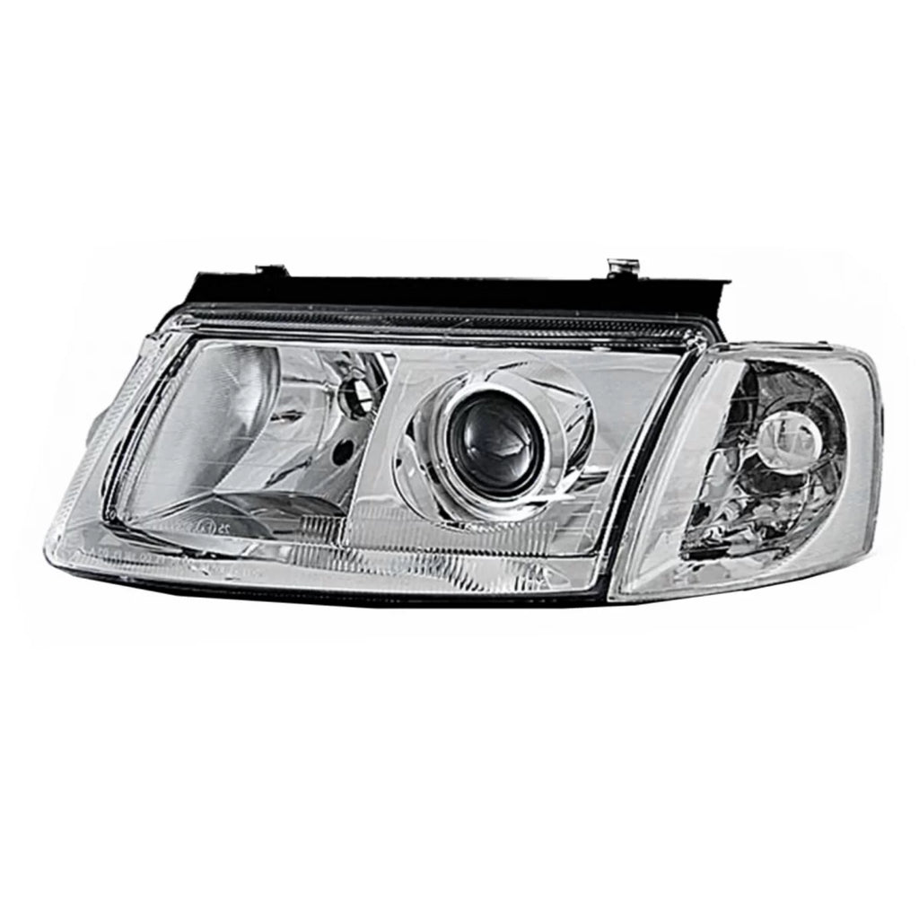 Fari anteriori per VW Passat B5 3B (11.1996-08.2000) cromato H7/H7