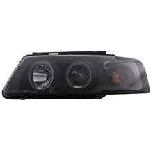 Fari anteriori per VW Passat B5 3B (11.1996-08.2000) Angel Eyes nero
