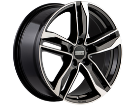 Cerchio in Lega Fondmetal INSPIRED HEXIS (FMI01) 18x8 ET48 5x112 GLOSSY BLACK MACHINED