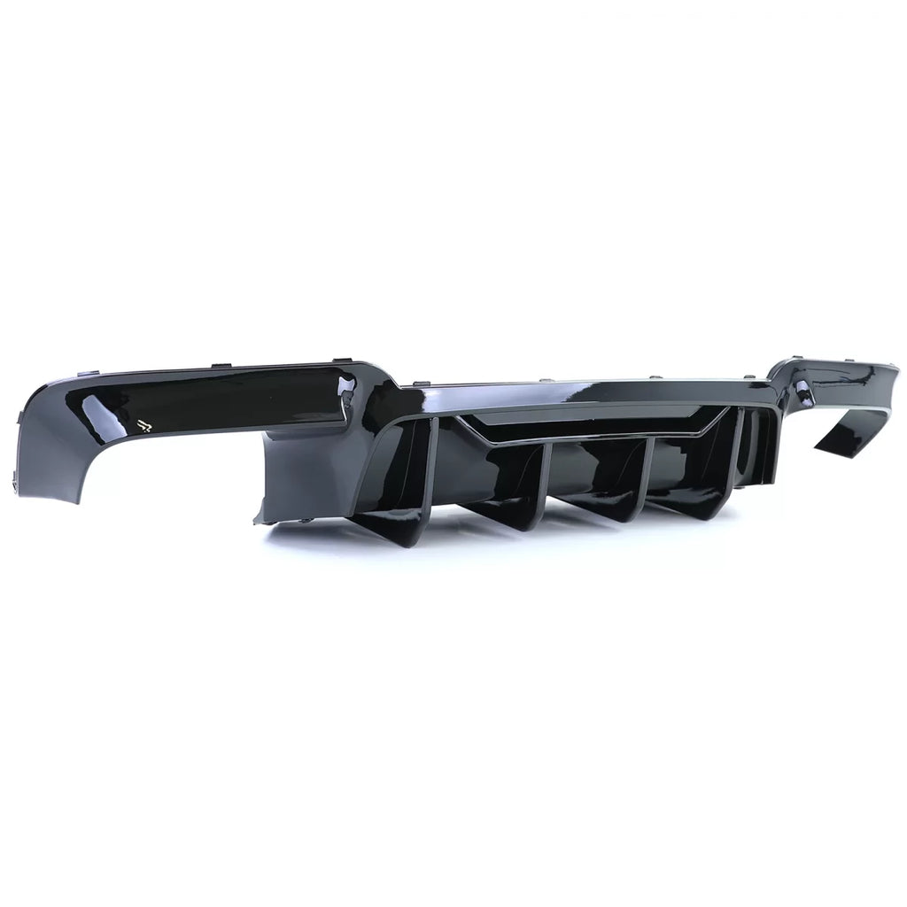 Alto Performance Duplex lucido posteriore diffusore compatibile BMW Serie 5 F10 F11 550i M550d