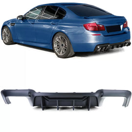 Alto Performance Duplex opaco posteriore diffusore compatibile Serie 5 BMW F10 F11 550i M550d