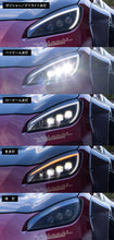Load image into Gallery viewer, Coppia Fari Anteriori Valenti Toyota GR86 Subaru BRZ Clear Lens/Gross Black RS Con indicatore di direzione sequenziale Funzione OEA