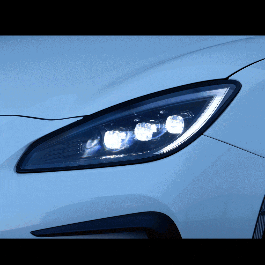 Coppia Fari Anteriori Valenti Toyota GR86 Subaru BRZ Clear Lens/Gross Black RS Con indicatore di direzione sequenziale Funzione OEA